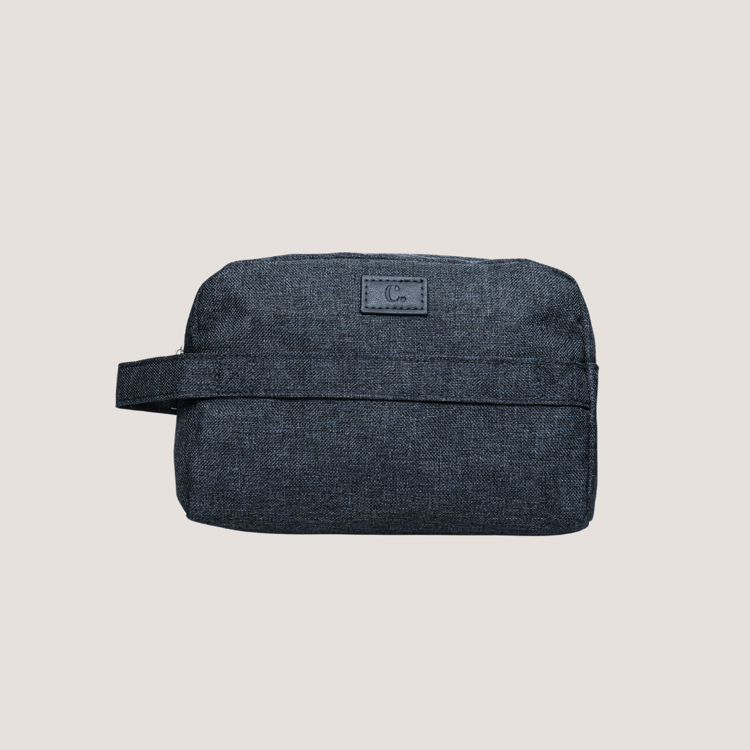 Trousse anthracite allongée