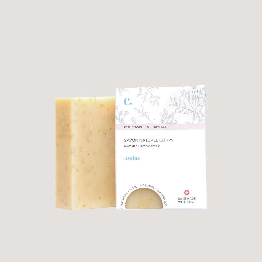 Natural body soap Avoine