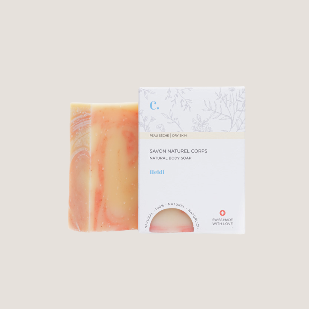 Natural body soap Heidi